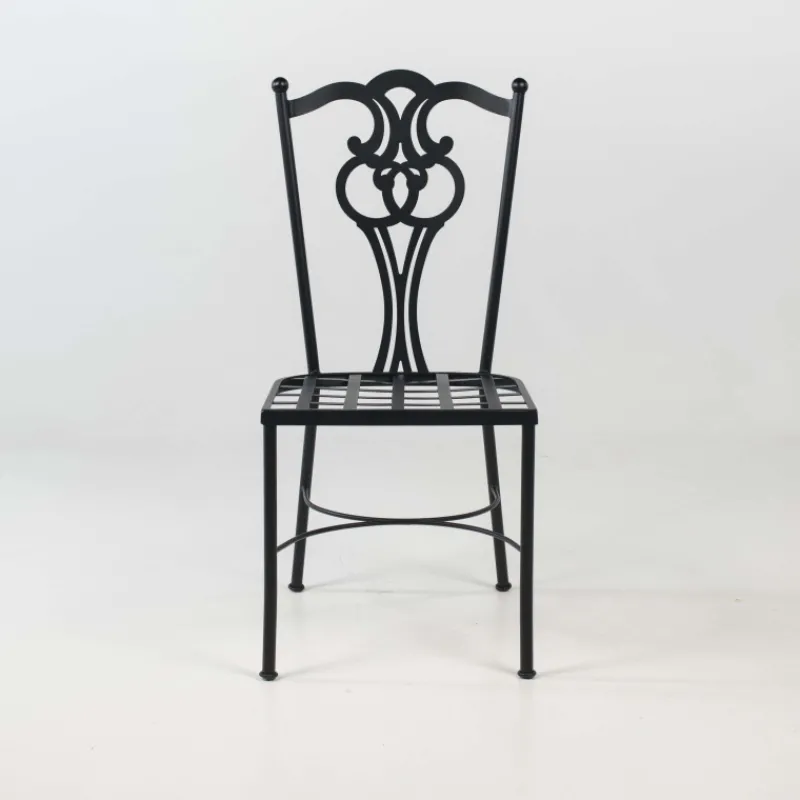 Jayso Viena Chaise provençale en métal* Chaise De Salle à Manger