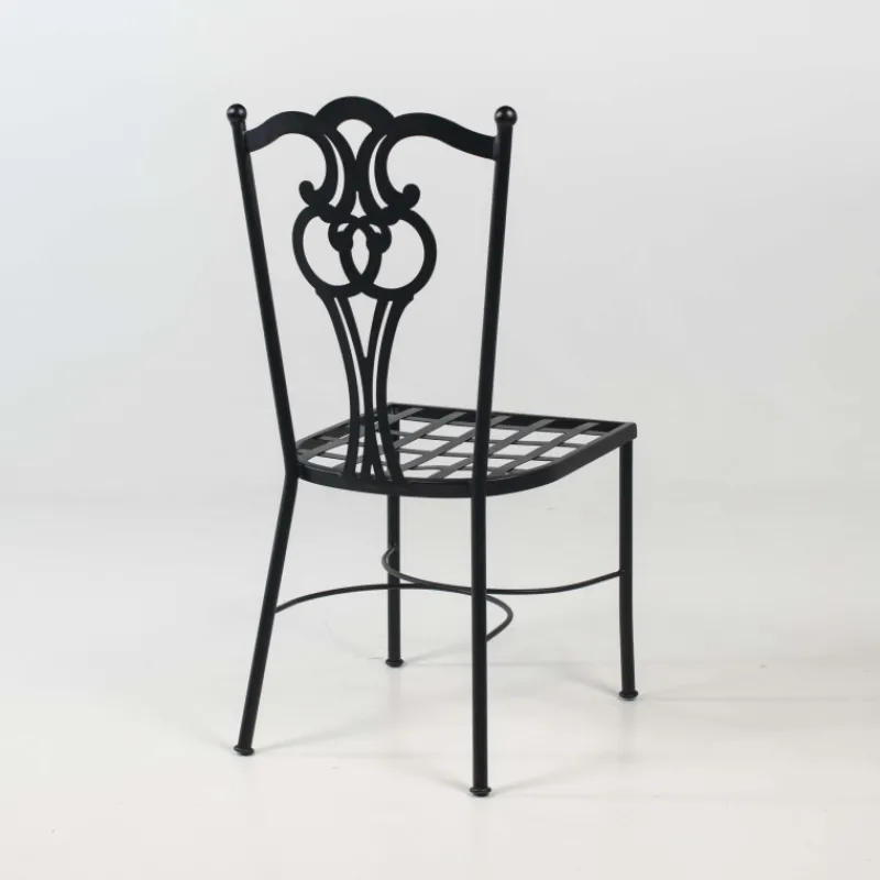 Jayso Viena Chaise provençale en métal* Chaise De Salle à Manger