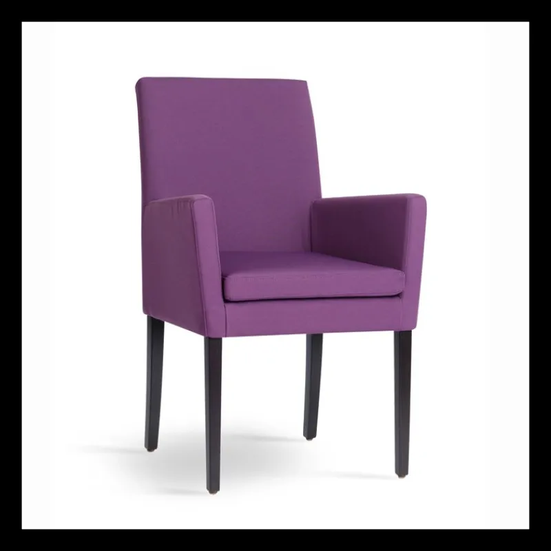 Mobitec Vigo ® Fauteuil de salon en bois et tissu* Chaise De Salle à Manger|Chaise Salon