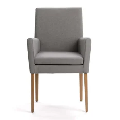 Mobitec Vigo ® Fauteuil de salon en bois et tissu* Chaise De Salle à Manger|Chaise Salon