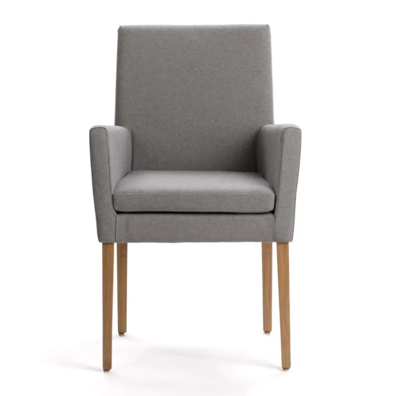 Mobitec Vigo ® Fauteuil de salon en bois et tissu* Chaise De Salle à Manger|Chaise Salon