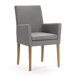 Mobitec Vigo ® Fauteuil de salon en bois et tissu* Chaise De Salle à Manger|Chaise Salon