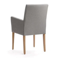 Mobitec Vigo ® Fauteuil de salon en bois et tissu* Chaise De Salle à Manger|Chaise Salon