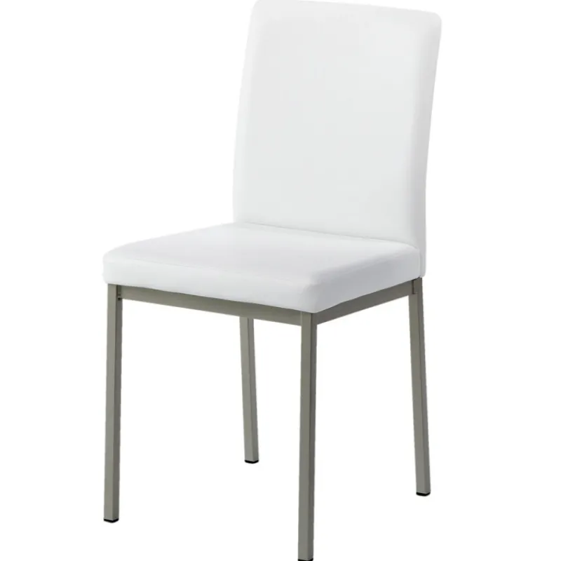 Perfecta Villa Chaise contemporaine en métal et revêtement simili* Chaise De Cuisine|Chaise De Salle à Manger