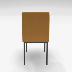 Perfecta Villa Chaise rembourrée en métal et tissu style contemporain* Chaise De Salle à Manger