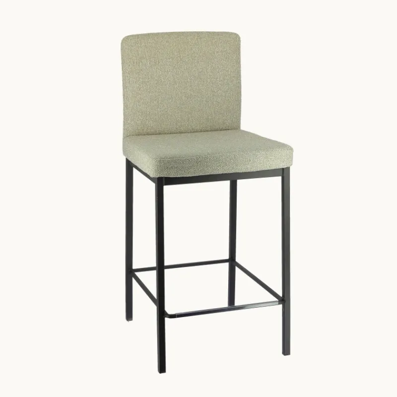Perfecta Villa Tabouret snack tissu avec pieds en métal* Tabouret Snack (assise +/- 65 Cm)|Tabouret De Bar (assise +/- 80 Cm)