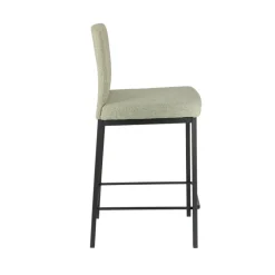 Perfecta Villa Tabouret snack tissu avec pieds en métal* Tabouret Snack (assise +/- 65 Cm)|Tabouret De Bar (assise +/- 80 Cm)