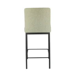 Perfecta Villa Tabouret snack tissu avec pieds en métal* Tabouret Snack (assise +/- 65 Cm)|Tabouret De Bar (assise +/- 80 Cm)