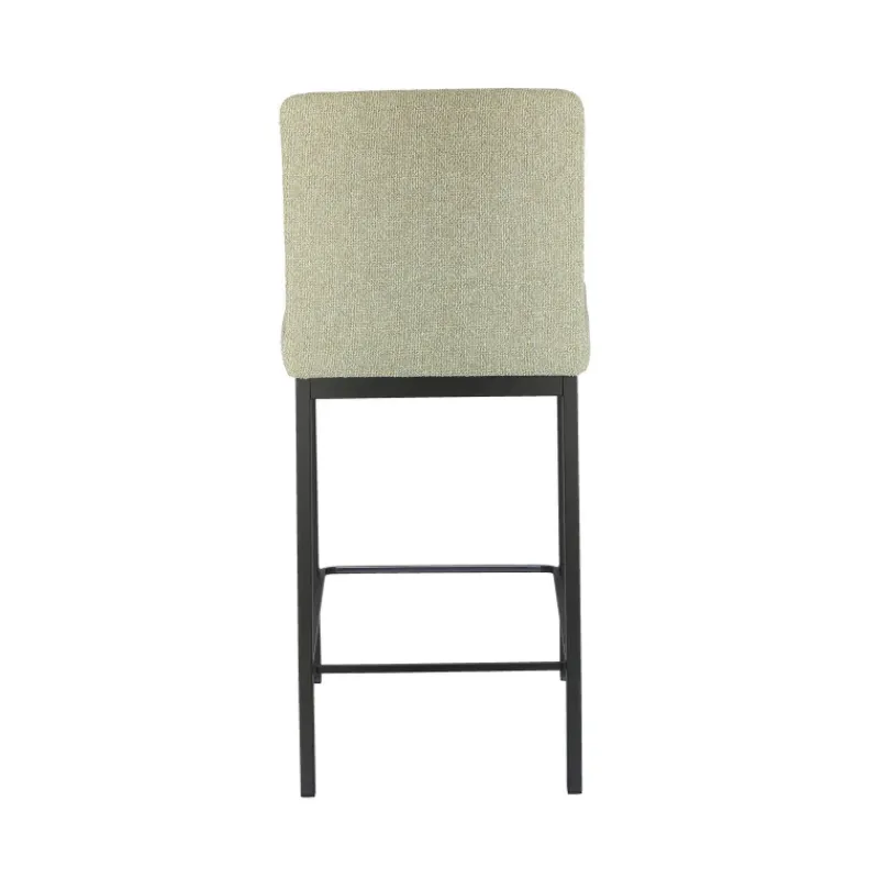 Perfecta Villa Tabouret snack tissu avec pieds en métal* Tabouret Snack (assise +/- 65 Cm)|Tabouret De Bar (assise +/- 80 Cm)