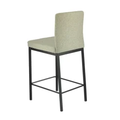 Perfecta Villa Tabouret snack tissu avec pieds en métal* Tabouret Snack (assise +/- 65 Cm)|Tabouret De Bar (assise +/- 80 Cm)