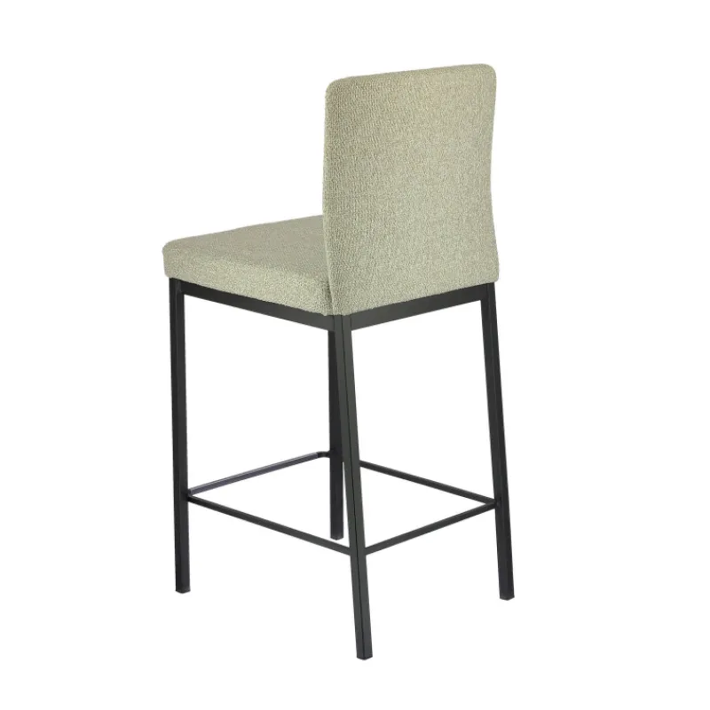 Perfecta Villa Tabouret snack tissu avec pieds en métal* Tabouret Snack (assise +/- 65 Cm)|Tabouret De Bar (assise +/- 80 Cm)