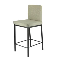 Perfecta Villa Tabouret snack tissu avec pieds en métal* Tabouret Snack (assise +/- 65 Cm)|Tabouret De Bar (assise +/- 80 Cm)