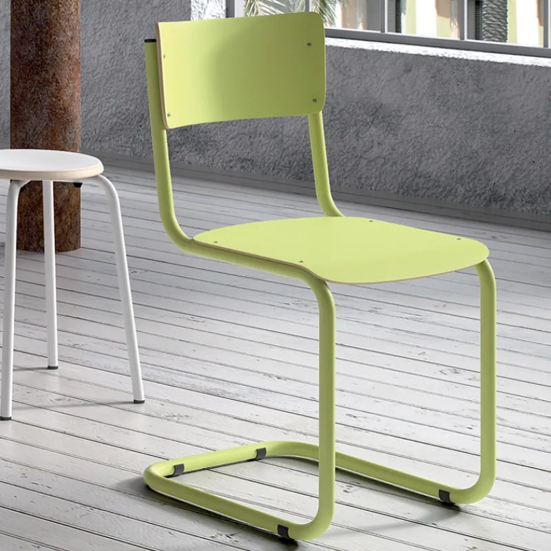 Perfecta Vintage Chaise rétro style écolier avec pieds en luge* Chaise De Cuisine