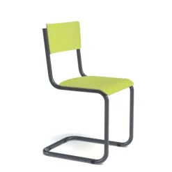 Perfecta Vintage Chaise rétro style écolier avec pieds en luge* Chaise De Cuisine
