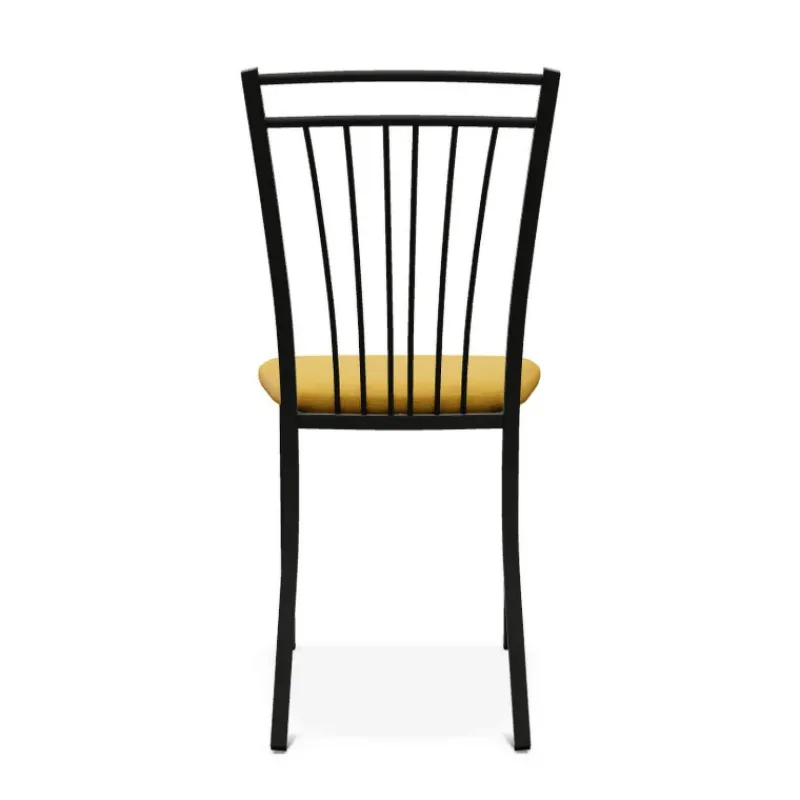 Perfecta Viva Chaise contemporaine en métal et en tissu fabriquée en Belgique* Chaise De Salle à Manger