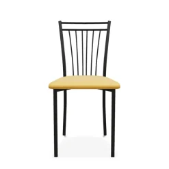 Perfecta Viva Chaise contemporaine en métal et en tissu fabriquée en Belgique* Chaise De Salle à Manger