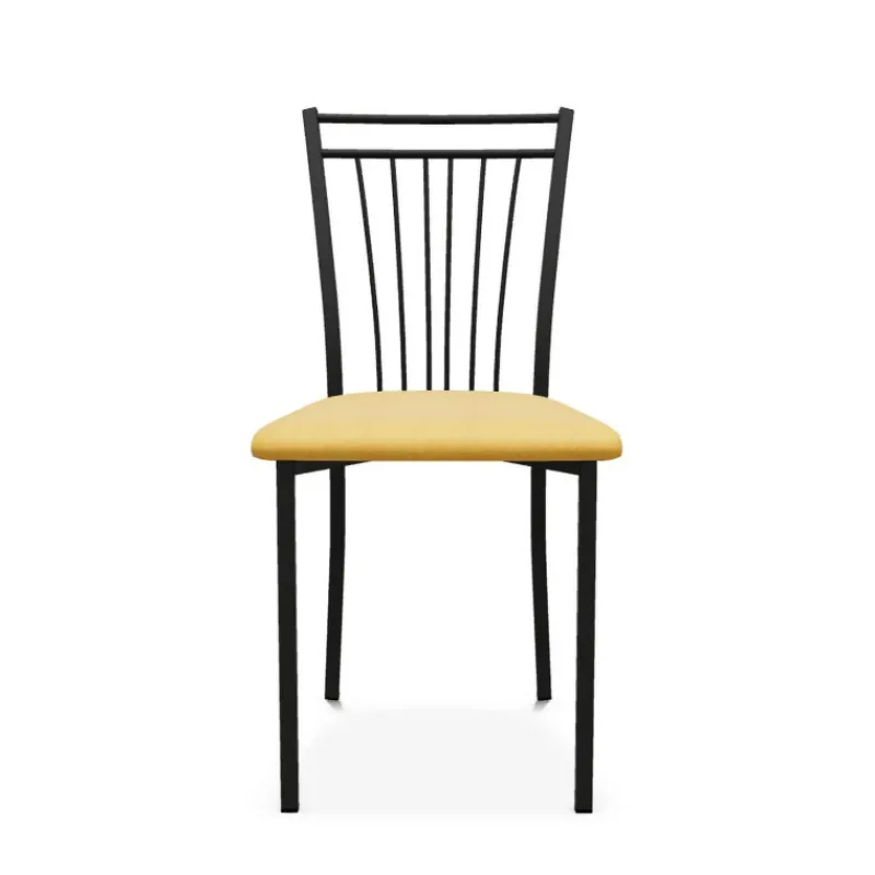 Perfecta Viva Chaise contemporaine en métal et en tissu fabriquée en Belgique* Chaise De Salle à Manger