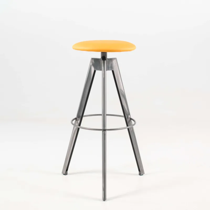 Carrier Vérone ® Tabouret de bar pivotant sans dossier en synthétique et métal* Tabouret De Bar (assise +/- 80 Cm)