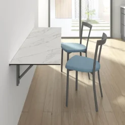 Cancio Vulcano Table murale pliante en céramique* Table De Cuisine|Table Pour Petit Espace
