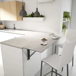 Cancio Vulcano Table murale pliante en céramique* Table De Cuisine|Table Pour Petit Espace