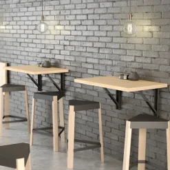 Cancio Vulcano Table murale rabattable en stratifié ou mélaminé* Table De Cuisine|Table Pour Petit Espace