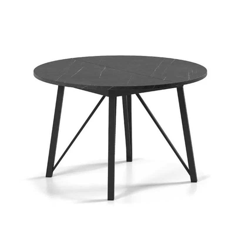 Perfecta Wacko 2.0 Table ronde moderne extensible à pieds métalliques* Table De Salle à Manger
