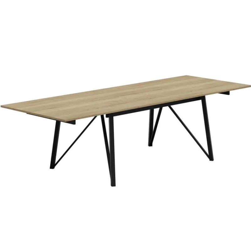 Perfecta Wacko Table design industriel extensible avec pieds en métal* Table De Salle à Manger
