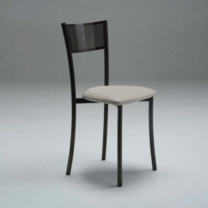 Carrier Wasabi ® Chaise moderne en synthétique et métal dossier ajouré* Chaise De Cuisine
