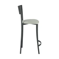 Carrier Wasabi ® Tabouret haut assise en tissu et structure en métal fabrication française* Tabouret Snack (assise +/- 65 Cm)|Tabouret De Bar (assise +/- 80 Cm)