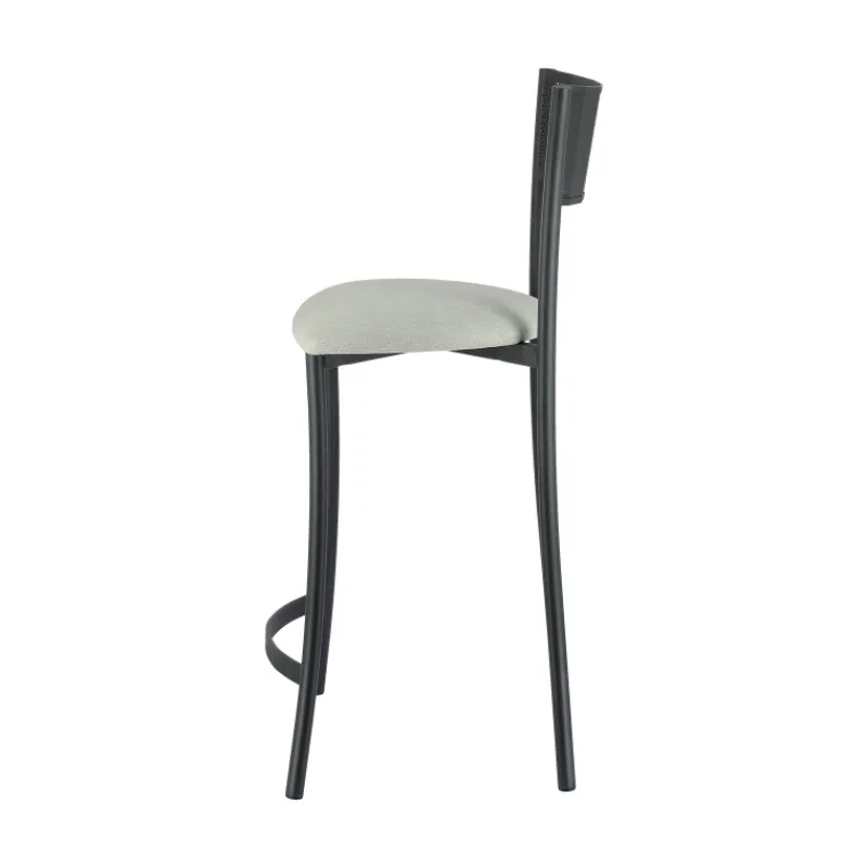 Carrier Wasabi ® Tabouret haut assise en tissu et structure en métal fabrication française* Tabouret Snack (assise +/- 65 Cm)|Tabouret De Bar (assise +/- 80 Cm)