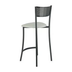 Carrier Wasabi ® Tabouret haut assise en tissu et structure en métal fabrication française* Tabouret Snack (assise +/- 65 Cm)|Tabouret De Bar (assise +/- 80 Cm)