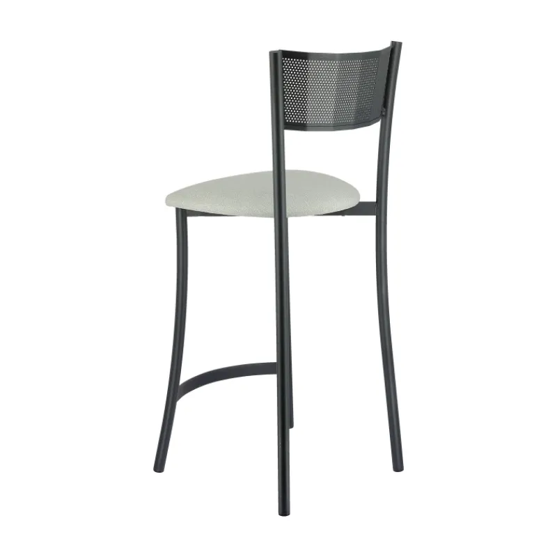 Carrier Wasabi ® Tabouret haut assise en tissu et structure en métal fabrication française* Tabouret Snack (assise +/- 65 Cm)|Tabouret De Bar (assise +/- 80 Cm)
