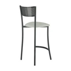 Carrier Wasabi ® Tabouret haut assise en tissu et structure en métal fabrication française* Tabouret Snack (assise +/- 65 Cm)|Tabouret De Bar (assise +/- 80 Cm)