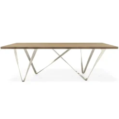 Tomasella Wave Table design extensible avec pied en métal* Table De Salle à Manger