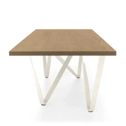 Tomasella Wave Table design extensible avec pied en métal* Table De Salle à Manger