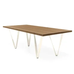 Tomasella Wave Table design extensible avec pied en métal* Table De Salle à Manger