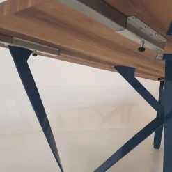Tomasella Wave Table design extensible avec pied en métal* Table De Salle à Manger