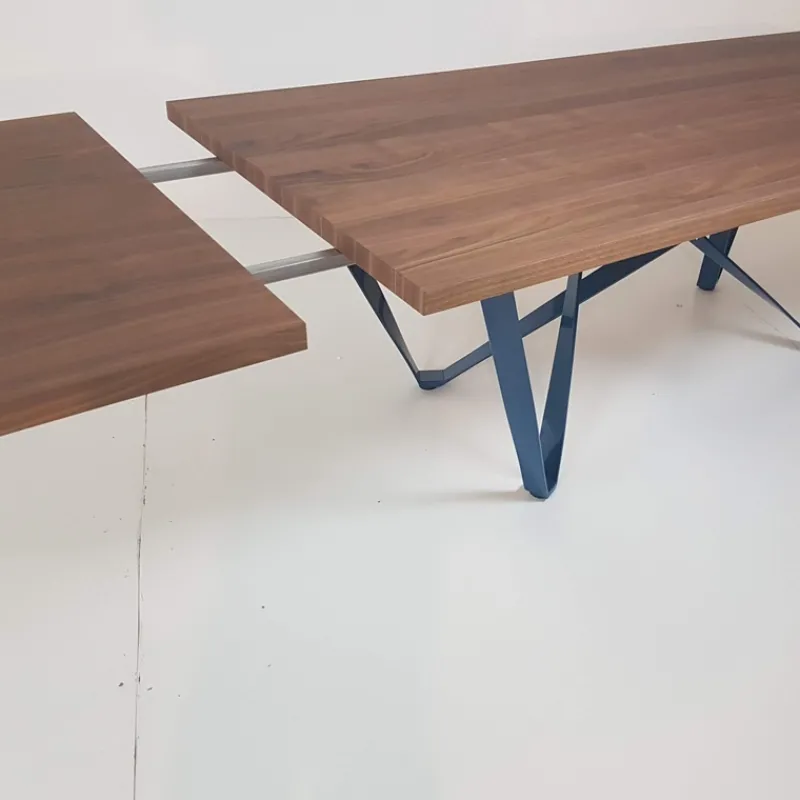 Tomasella Wave Table design extensible avec pied en métal* Table De Salle à Manger