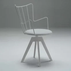 Carrier Well ® Chaise pivotante design en synthétique et métal* Chaise De Cuisine|Chaise De Salle à Manger