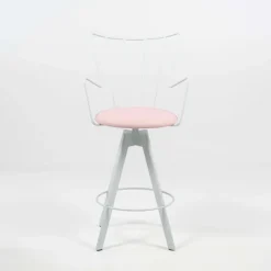 Carrier Well ® Tabouret snack design pivotant en synthétique et métal* Tabouret De Bar (assise +/- 80 Cm)|Tabouret Snack (assise +/- 65 Cm)