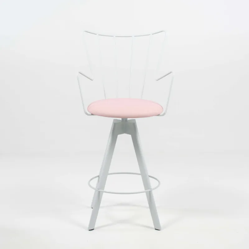 Carrier Well ® Tabouret snack design pivotant en synthétique et métal* Tabouret De Bar (assise +/- 80 Cm)|Tabouret Snack (assise +/- 65 Cm)