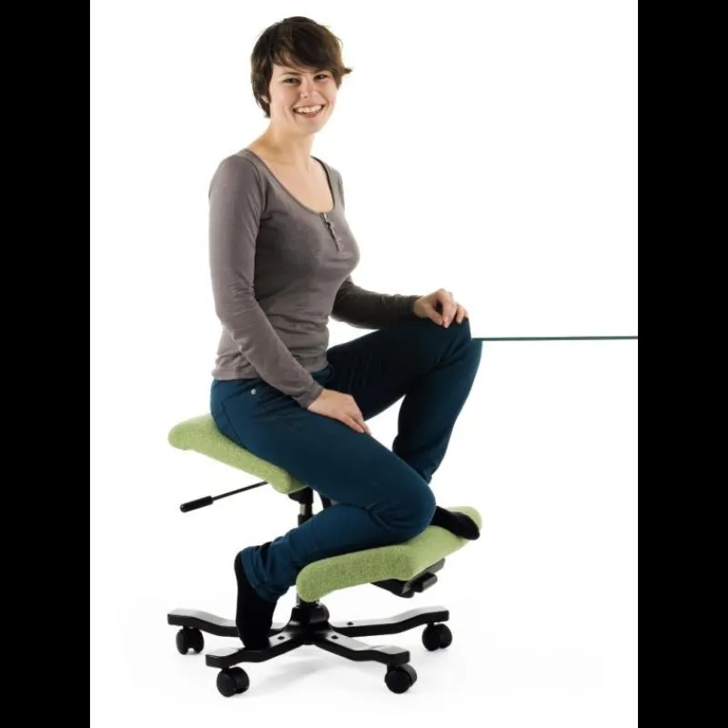 Varier Wing ® Siège ergonomique en tissu sur roulettes* Chaise De Bureau