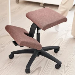 Varier Wing ® Siège ergonomique en tissu sur roulettes* Chaise De Bureau