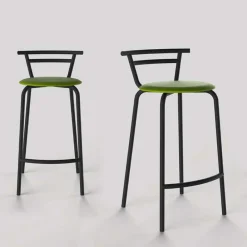 Carrier Xélus ® Tabouret snack fabriqué en France assise ronde rembourrée et structure métal* Tabouret Snack (assise +/- 65 Cm)|Tabouret De Bar (assise +/- 80 Cm)