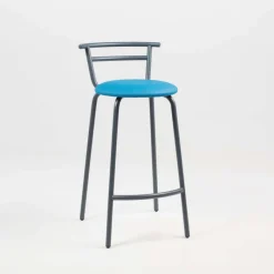 Carrier Xélus ® Tabouret snack fabriqué en France assise ronde rembourrée et structure métal* Tabouret Snack (assise +/- 65 Cm)|Tabouret De Bar (assise +/- 80 Cm)