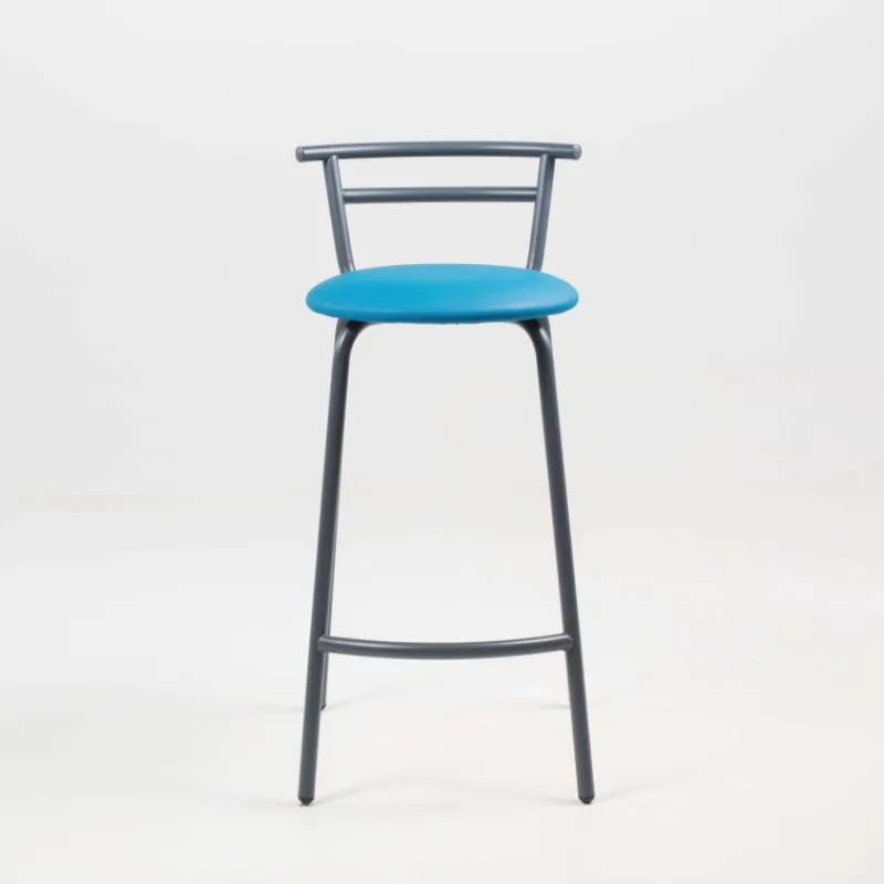 Carrier Xélus ® Tabouret snack fabriqué en France assise ronde rembourrée et structure métal* Tabouret Snack (assise +/- 65 Cm)|Tabouret De Bar (assise +/- 80 Cm)