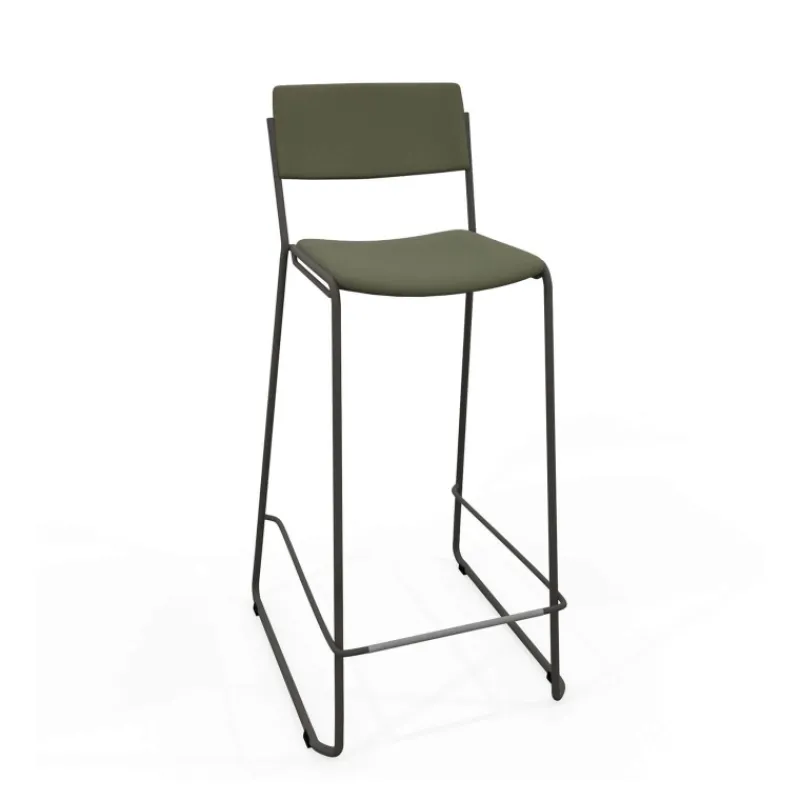 Perfecta Zoom Tabouret de bar moderne en simili avec pieds traîneau* Tabouret De Bar (assise +/- 80 Cm)