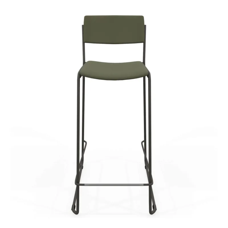 Perfecta Zoom Tabouret de bar moderne en simili avec pieds traîneau* Tabouret De Bar (assise +/- 80 Cm)