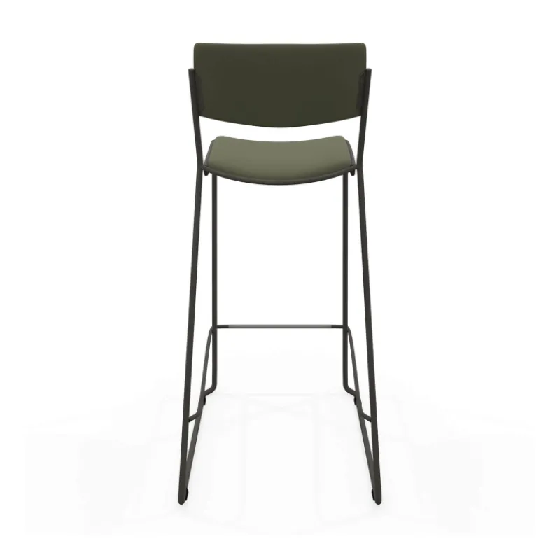 Perfecta Zoom Tabouret de bar moderne en simili avec pieds traîneau* Tabouret De Bar (assise +/- 80 Cm)