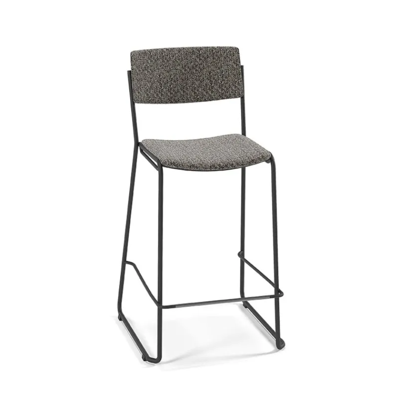 Perfecta Zoom Tabouret snack moderne en tissu pieds traîneau* Tabouret Snack (assise +/- 65 Cm)|Tabouret De Bar (assise +/- 80 Cm)